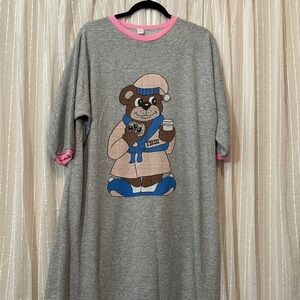 Adult vintage sleep shirt dress one size fits all